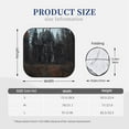 thumbnail image 3 of Daiia Gloomy Mansion Forest Scene 2PCS Car Windshield Sun Shade, Foldable Sun Shield for Car Front Window, Auto Sun Blocker Visor Protector Universal for Truck SUV Pickup-Small, 3 of 7