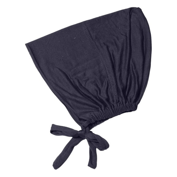 Adjustable Undercap Hijab Scarf Hat - with Elastic Band, for Hairpins, Cotton Material
