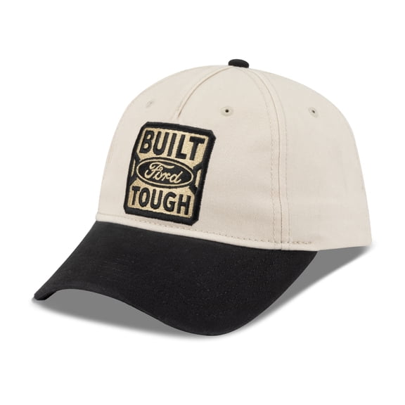 Ford Built Tough Distressed Unstructured Embroidered Adjustable Hat