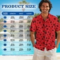 thumbnail image 5 of Psesaysky Couples Matching Outfit Red Ladybug Print Sleeveless Dress for Women A Line Tank Sundress&Mens Button Down Shirts for Party Holiday Wedding,S-5XL, 5 of 7