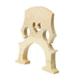 thumbnail image 4 of MasteelfCA Cello Parts Maple 4/4 Cello Bridge (Wood Color), 4 of 7