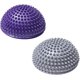 thumbnail image 1 of Paquete de 2 bolas de equilibrio de erizo, masajeador de pies de media bola de yoga, bandeja de equilibrio de yoga de erizo inflable, ejercicio de entrenamiento de yoga, estera de equilibrio (púrpura gris) ER, 1 of 5