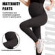 thumbnail image 4 of Las mujeres embarazadas usan pantalones deportivos con cintura alta y soporte para el abdomen para mayor comodidad y ventilación,XXL, 4 of 5
