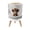 Color 4, variant on Small Trash Can with Lid Farmhouse Rustic Bull Sunflower Western Farm Country Highland Cow 1.8 Gallon Dog Proof Trash Can Round Garbage Can Waste Bin Wastebasket for Bathroom Bedroom Living Room