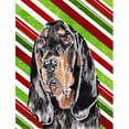 thumbnail image 1 of Coonhound Candy Cane Christmas Flag Garden Size, 1 of 1