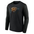 thumbnail image 2 of Men's  Black Oklahoma City Thunder Hardwood Long Sleeve T-Shirt, 2 of 3