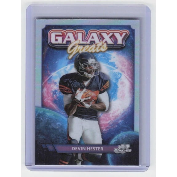 2024 Topps Chrome Cosmic Galaxy Greats #GG-34 Devin Hester Chicago Bears Chicago Bears NFL FOOTBALL Trading Card