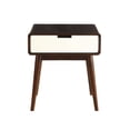 thumbnail image 2 of ACME Christa End Table  in Espresso & White, 2 of 3