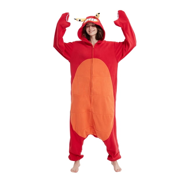 Pijama DarkCom Monesie Fiddler Crab, forro polar, unisex, adulto