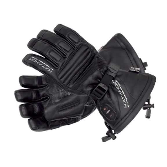 Katahdin Gear Torch Leather Heated Gloves, Black, 4-Xl