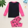 thumbnail image 3 of TAIAOJING Baby Girl Clothes Kids Long Sleeve Butterfly Printed Top And Pants Pajamas Set Outfits For Girl 7-8 Years, 3 of 9