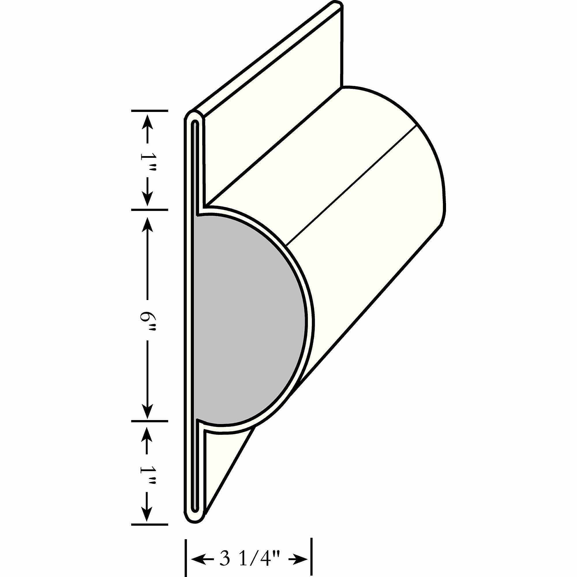 Taylor Perimeter Single Lock And Post Bumper Extra Large 8 X 3 1 4