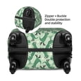 thumbnail image 4 of Xecao Dinosaurs on Roller Skater print Elastic Luggage Cover, with double-sided print , is perfect for travel, business, and daily use, 4 of 9