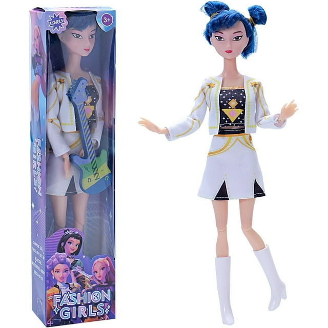Muñeca de Vinilo Cazadores de Demonios - 30cm - Embalaje de Regalo Premium,Juguete Coleccionable para Fans (3 Piezas B)