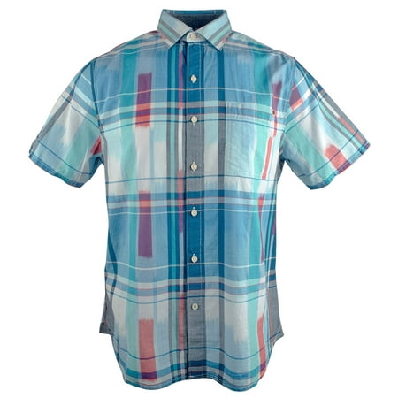 Can't Stop Ikat Silk Camp Short Sleeve Shirt-DB-S