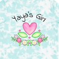 thumbnail image 4 of Inktastic Yaya's Girl Heart Flowers Girls Toddler T-Shirt, 4 of 5