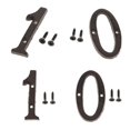 thumbnail image 1 of 4 Piezas de licencia de Puerta de Dígitos de Metal perfecl Letrero de Bricolaje Números de dirección, 1 of 7