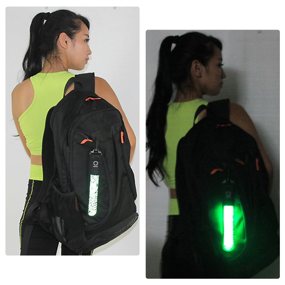 Belt Backpack Bag ROADSIDE SAFETY Reflective LED Light Strips w/ Clip 