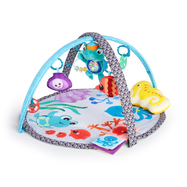 Baby Einstein Sea Friends Activity Gym and Playmat, Ages Newborn