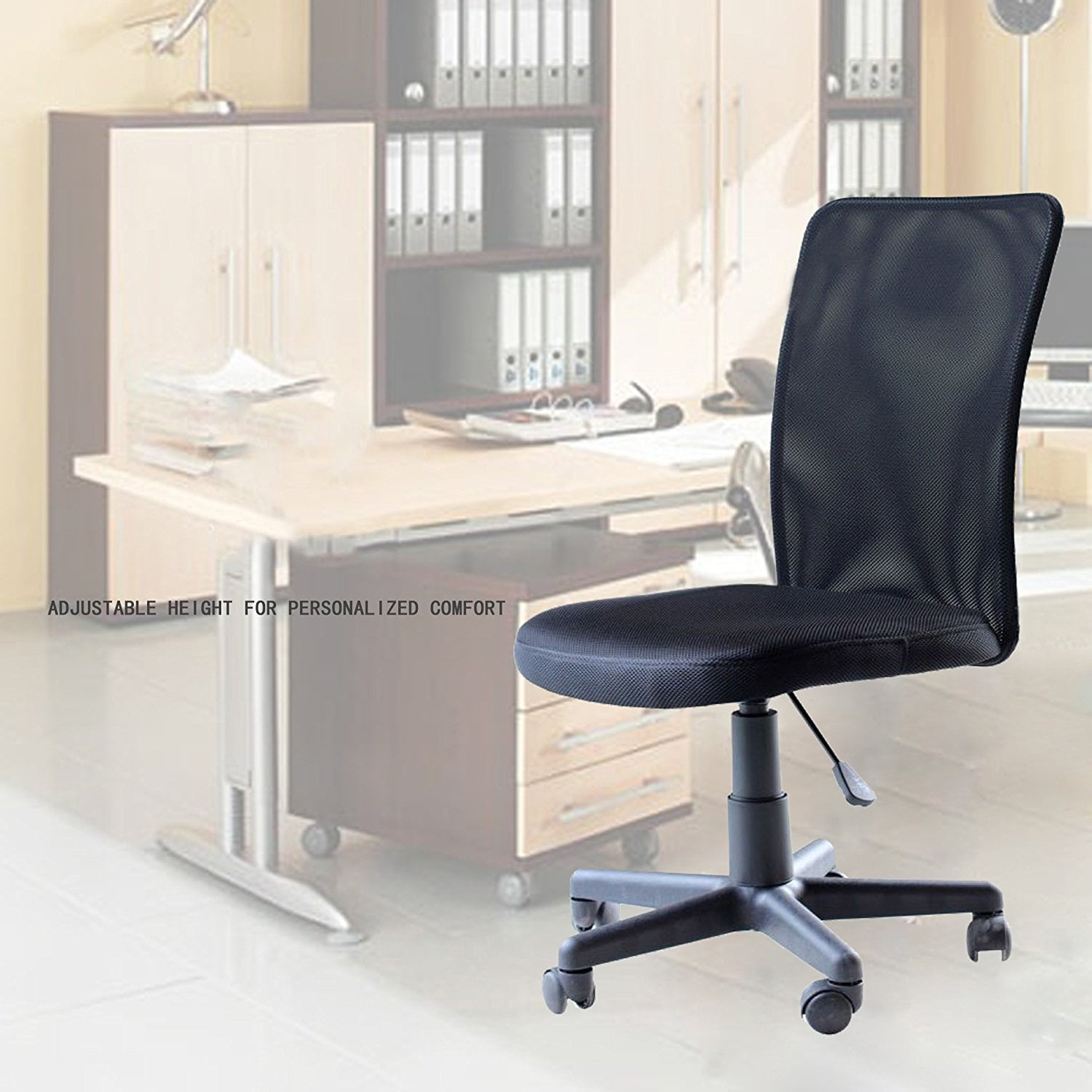 Ids Home Ergonomic Mesh Medium Back Computer Desk Task Office