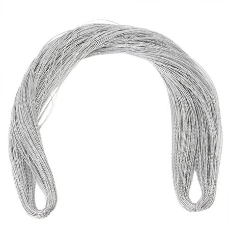 

2024 100 Yards Yarn DIY Cord Rope String Thread Hair Packaging Label Clothing Bags AccessoriesSilver