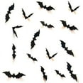 thumbnail image 1 of 12pcs Halloween Decorations PVC 3D Wall Stickers The Bat Decorative Bat Stickers, 1 of 2
