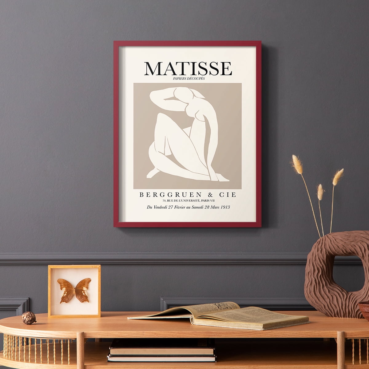 Matisse XCV Framed Print - Solid Wood