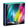 thumbnail image 1 of Pre-Owned Galison Cosmic Lights 500 Piece Jigsaw Puzzle for Families and Adults, Outer Space Family Puzzle with Rainbow Aurora and Mountain Backdrop, 9780735354272, 0735354278, Paperback, Pzzl edition, 1 of 1