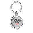 thumbnail image 1 of Rotating keychain Metal Keyring Holder, 1 of 2