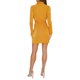 thumbnail image 4 of VISgogo, minivestido camisero para mujer, Color sólido, cuello vuelto, manga larga, vestido con botones, vestido informal de primavera para mujer con cinturón VISgogo moda, 4 of 6