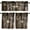 Cafe-2, variant on Rose Window Valance Curtain,Black Background Men and Women Valentine''s Day Romantic Bedroom Living Room Kitchen Decoration Curtain 1 Panel 54" x 18"