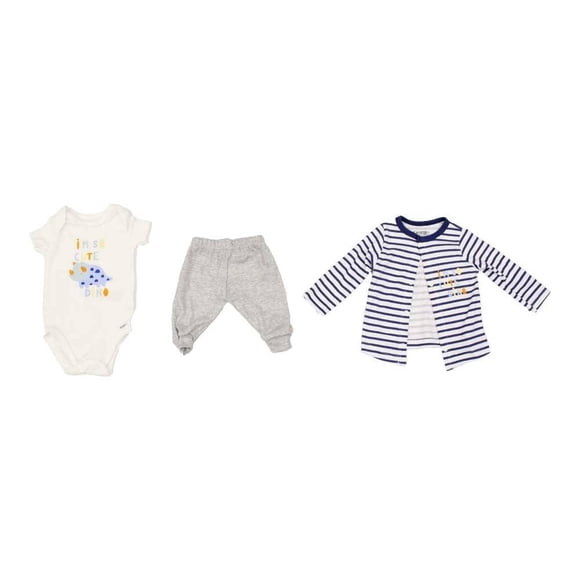 Conjunto George Conjunto, marca George, pañalero mc, pantalón, sudadera, bebo, talla 12M