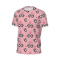 thumbnail image 6 of Wukai Valentine'S Day Panda Print Men's Short-Sleeved Mesh T-Shirt,Quick-Dry Short Sleeve Workout T-Shirt-Medium, 6 of 8