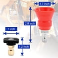 thumbnail image 2 of Pressure Washer Nozzle Guard, Power Washer Nozzle Tips, 5 Pressure Washing Tips with 1/4Inch Quick Connect, Orifice 3.0, 2 of 7