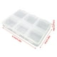 thumbnail image 4 of Injueey Pastillero transparente de 6 rejillas, dispensador de pastillas de almacenamiento de plástico, contenedor de collar de joyería de viaje para el Almacenamiento y organización del hogar Injueey HA003767-00, 4 of 6