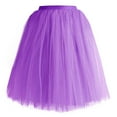 thumbnail image 3 of TAIAOJING Tutu Skirts for Women Girls High Knee Quality Pleated Length Dancing Adult Carnival Petticoat Skirt, 3 of 3