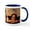 White/Navy Inside, variant on CafePress - Cherub Angels Mug - 11 oz Ceramic Mug - Novelty Coffee Tea Cup