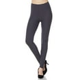 thumbnail image 5 of Kuda Moda Women's Ultra Soft Peach Skin Full Length Ankle Legging Pants, 5 of 6