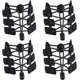 thumbnail image 1 of 4 pares de cordones elásticos autoblocantes (negro), cordones para zapatillas y calzado deportivo Cordones rápidos de 120 cm para niños, adultos, personas mayores, discapacitados, corredores, 1 of 5