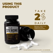 (3 Pack) True Sterone Pills, All Natural Multivitamin Capsules for Peak Performance and Optimal Health, Maximum Strength Daily Nutrition and Energy Booster, TrueSterone Reviews (180 Capsules)