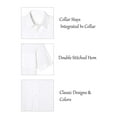 thumbnail image 3 of Boys Short Sleeve Casual Dress School Uniform Shirts (Big Boys, Little Boys), 3 of 7