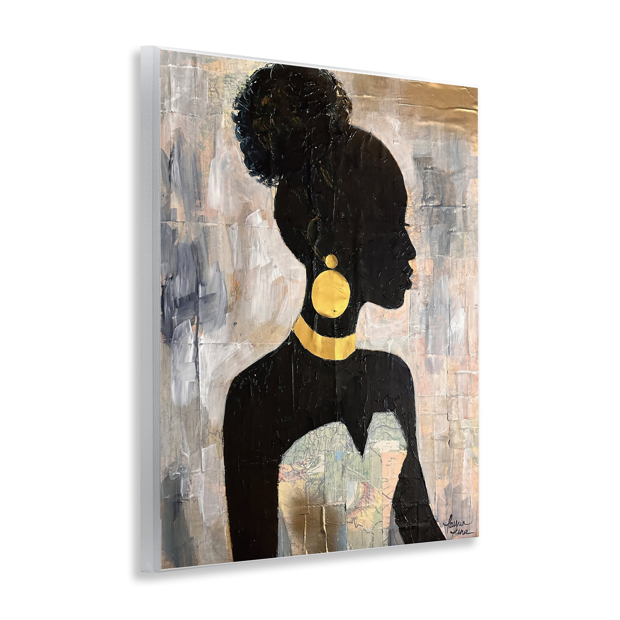 Stupell Industries Elegant Fashion Silhouette Wall Plaque Art, design by Lauren Luna