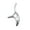 Silver Triangle Bird, variant on Professional Foot Massagers For Reflexology Therapys Metal Design Portable Acupressures Device For Feet