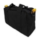 thumbnail image 1 of Bolsa de herramientas de boca ancha de 12 pulgadas, bolsa de almacenamiento de herramientas de lona para hombres, bolsa de mano organizadora de herramientas multifunción (negro-12 pulgadas), 1 of 5