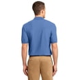 thumbnail image 2 of Port Authority K500ES Mens Extended Size Silk Touch Polo T-Shirt, Ultramarine Blue - 9XL, 2 of 4