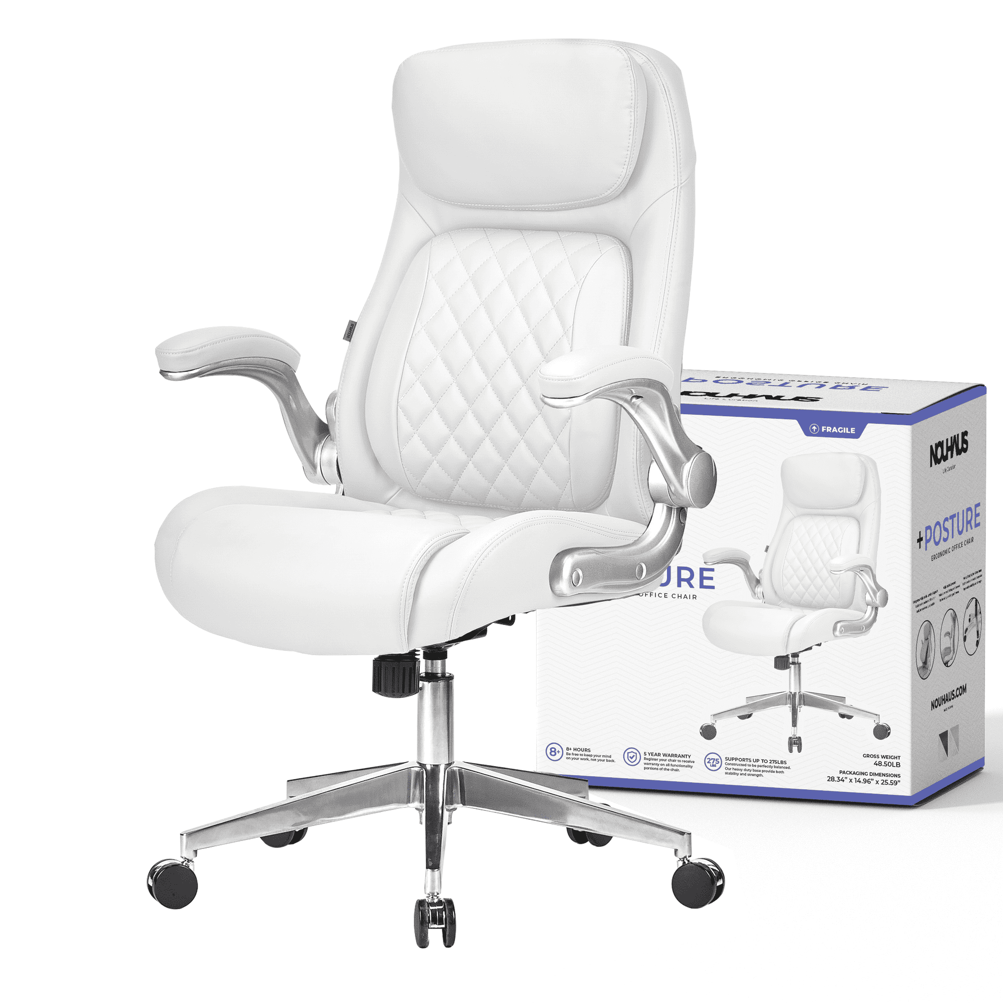 nouhaus posture ergonomic pu leather product