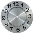 thumbnail image 1 of 1PC 9.5 Inch 243mm Aluminium Metal Wall Clock Dial Face Replacement Arabic Numeral For Large Wall Clocks Home Decoration, 1 of 11