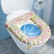 thumbnail image 4 of Cojín de Asiento de Inodoro para Uso Doméstico, Funda de Asiento de Inodoro de Plástico, Lavable para Verano, Forma de O, 2 Ml, 4 of 6