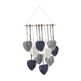 thumbnail image 3 of Tapiz de pared de macramé, arte de pared, tapiz tejido a mano, fondo bohemio creativo Gris, 3 of 9