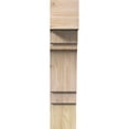 thumbnail image 5 of Ekena Millwork 6"W x 20"D x 28"H Merced Block Rough Sawn Bracket, Douglas Fir, 5 of 25